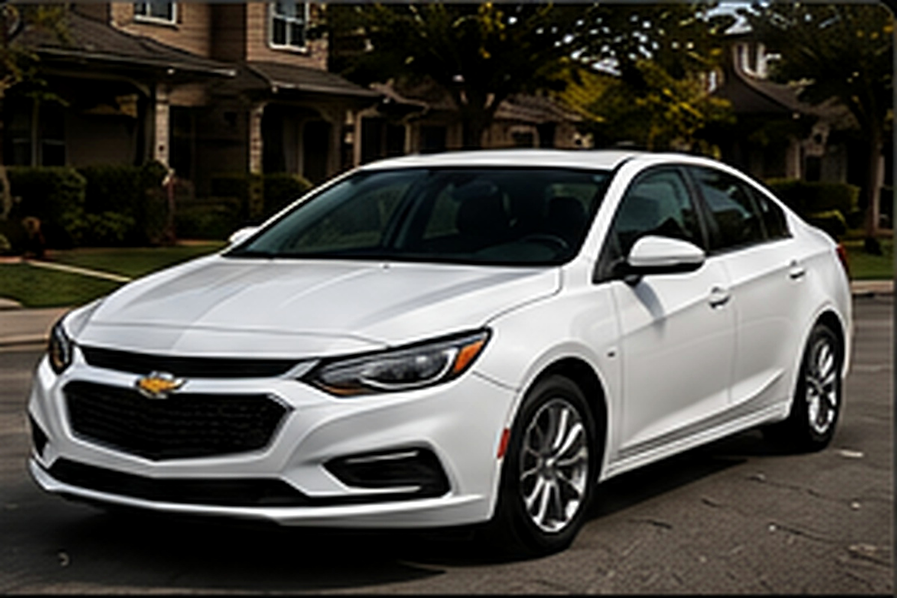 2017 Chevy Cruze, white